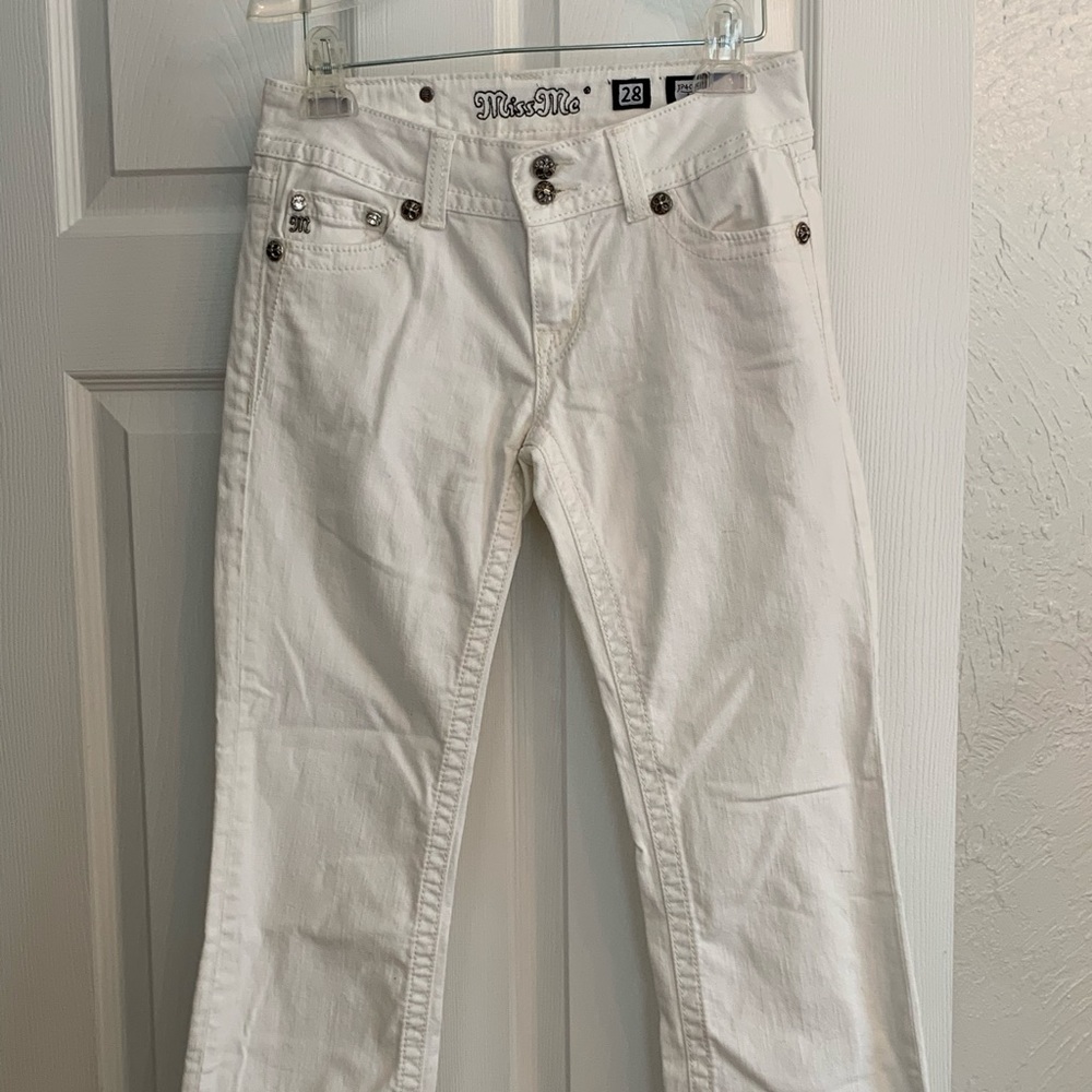 Miss Me white jeans NWOT